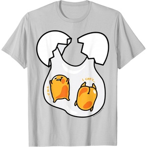 image:imageGudetama Lazy Egg Twins Tee Shirt TShirtSilver Grey