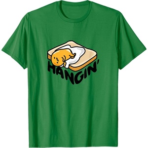 image:imageGudetama The Lazy Egg Japan Lazy Hanging TShirt SmallKelly Green