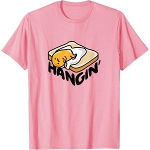 image:imageGudetama The Lazy Egg Japan Lazy Hanging TShirt SmallPink