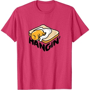 image:imageGudetama The Lazy Egg Japan Lazy Hanging TShirt SmallRed Heather