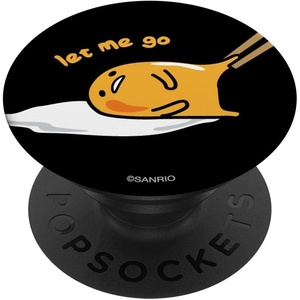 image:imageGudetama The Lazy Egg Let Me Go PopSockets Adhesive PopGripAdhesive PopGrip