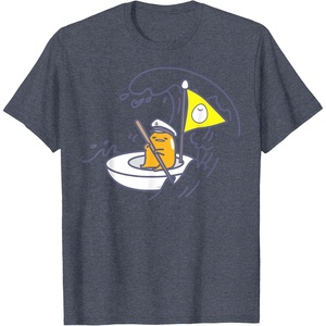 image:imageGudetama The Lazy Egg Sail Away Tee Shirt TShirtHeather Blue