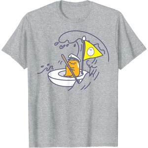 image:imageGudetama The Lazy Egg Sail Away Tee Shirt TShirtHeather Grey