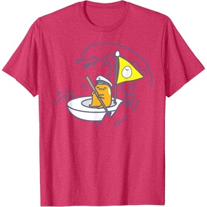 image:imageGudetama The Lazy Egg Sail Away Tee Shirt TShirtRed Heather