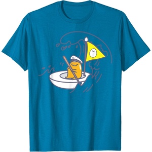 image:imageGudetama The Lazy Egg Sail Away Tee Shirt TShirtSapphire Blue