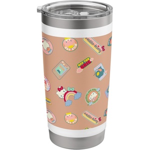 image:imageHello Kitty Adventure Stickers Stainless Steel Insulated TumblerWhite