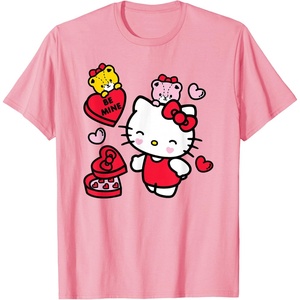 image:imageHello Kitty Be Mine Candy Gifts Valentines TShirt SmallPink