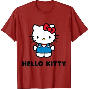 image:imageHello Kitty Character Front and Back TShirt SmallCranberry Red