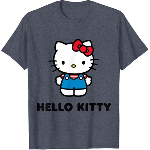 image:imageHello Kitty Character Front and Back TShirt SmallHeather Blue