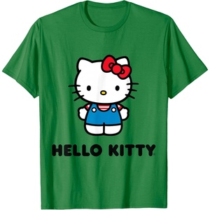 image:imageHello Kitty Character Front and Back TShirt SmallKelly Green