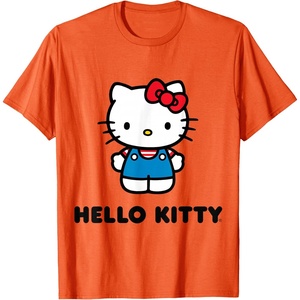 image:imageHello Kitty Character Front and Back TShirt SmallOrange
