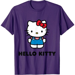 image:imageHello Kitty Character Front and Back TShirt SmallPurple