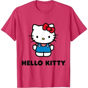image:imageHello Kitty Character Front and Back TShirt SmallRed Heather
