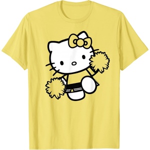 image:imageHello Kitty Cheerleader Squad Team School Color TShirtLemon Yellow