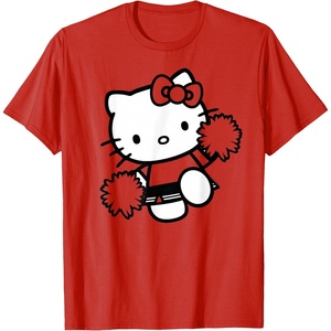 image:imageHello Kitty Cheerleader Squad Team School Color TShirtRed