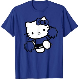 image:imageHello Kitty Cheerleader Squad Team School Color TShirtRoyal Blue