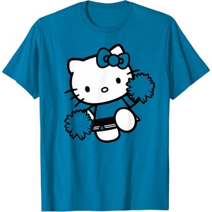 image:imageHello Kitty Cheerleader Squad Team School Color TShirtSapphire Blue