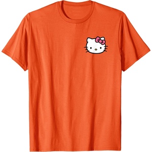 image:imageHello Kitty Front and Back Logo Tee Shirt TShirtOrange