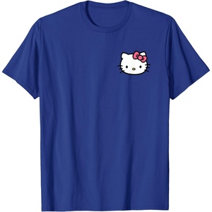 image:imageHello Kitty Front and Back Logo Tee Shirt TShirtRoyal Blue