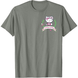 image:imageHello Kitty Golf Golfer TShirtOlive Heather