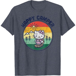 image:imageHello Kitty Happy Camper TShirtHeather Blue