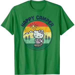 image:imageHello Kitty Happy Camper TShirtKelly Green