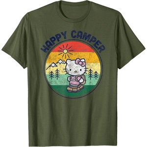 image:imageHello Kitty Happy Camper TShirtOlive Green