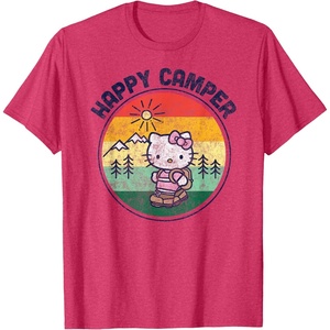 image:imageHello Kitty Happy Camper TShirtRed Heather