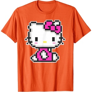 image:imageHello Kitty Official Pixel Tee Shirt TShirtOrange