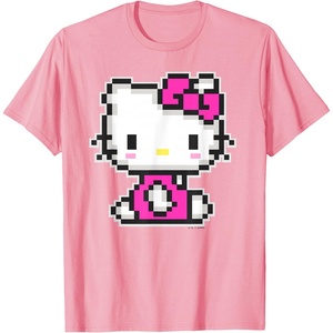 image:imageHello Kitty Official Pixel Tee Shirt TShirtPink