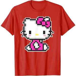 image:imageHello Kitty Official Pixel Tee Shirt TShirtRed
