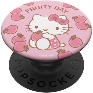 image:imageHello Kitty Pink Apples Fruity Day PopSockets Adhesive PopGripAdhesive PopGrip