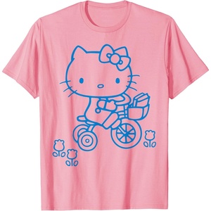 image:imageHello Kitty Retro Bike Ride Tee Shirt TShirtPink
