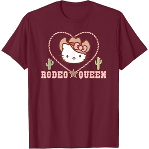 image:imageHello Kitty Rodeo Queen TShirtBurgundy