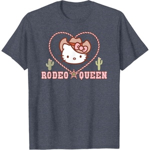 image:imageHello Kitty Rodeo Queen TShirtHeather Blue