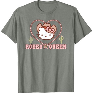 image:imageHello Kitty Rodeo Queen TShirtOlive Heather