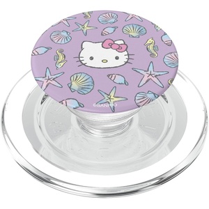 image:imageHello Kitty Sea Shells and Starfish Pastel Beach PopSockets Adhesive PopGripMagnetic PopGrip