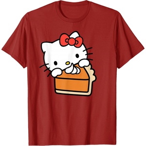 image:imageHello Kitty Slice of Pumpkin Pie TShirtCranberry Red