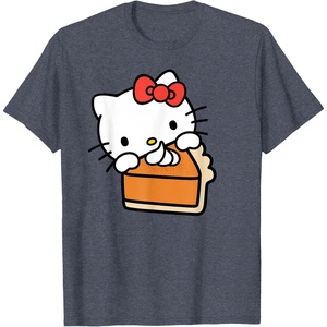 image:imageHello Kitty Slice of Pumpkin Pie TShirtHeather Blue
