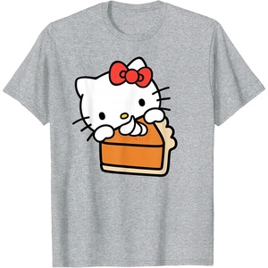 image:imageHello Kitty Slice of Pumpkin Pie TShirtHeather Grey
