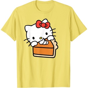 image:imageHello Kitty Slice of Pumpkin Pie TShirtLemon Yellow