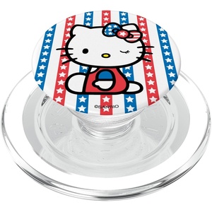 image:imageHello Kitty Stars and Stripes USA Americana PopSockets MagSafe PopGrip for iPhoneMagSafe