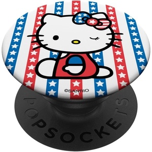 image:imageHello Kitty Stars and Stripes USA Americana PopSockets MagSafe PopGrip for iPhoneStandard