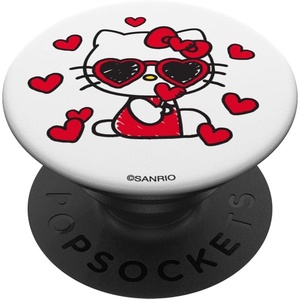 image:imageHello Kitty Sunglasses and Hearts PopSockets Adhesive PopGripAdhesive PopGrip