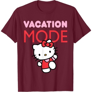 image:imageHello Kitty Vacation Mode TShirtBurgundy