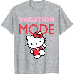 image:imageHello Kitty Vacation Mode TShirtHeather Grey