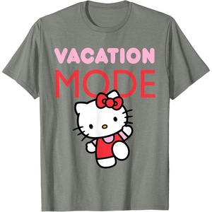 image:imageHello Kitty Vacation Mode TShirtOlive Heather