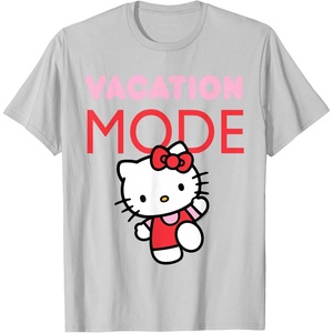 image:imageHello Kitty Vacation Mode TShirtSilver Grey