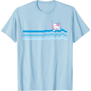 image:imageHello Kitty Wave Ocean Beach Scuba Snorkel TShirtBaby Blue