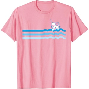 image:imageHello Kitty Wave Ocean Beach Scuba Snorkel TShirtPink